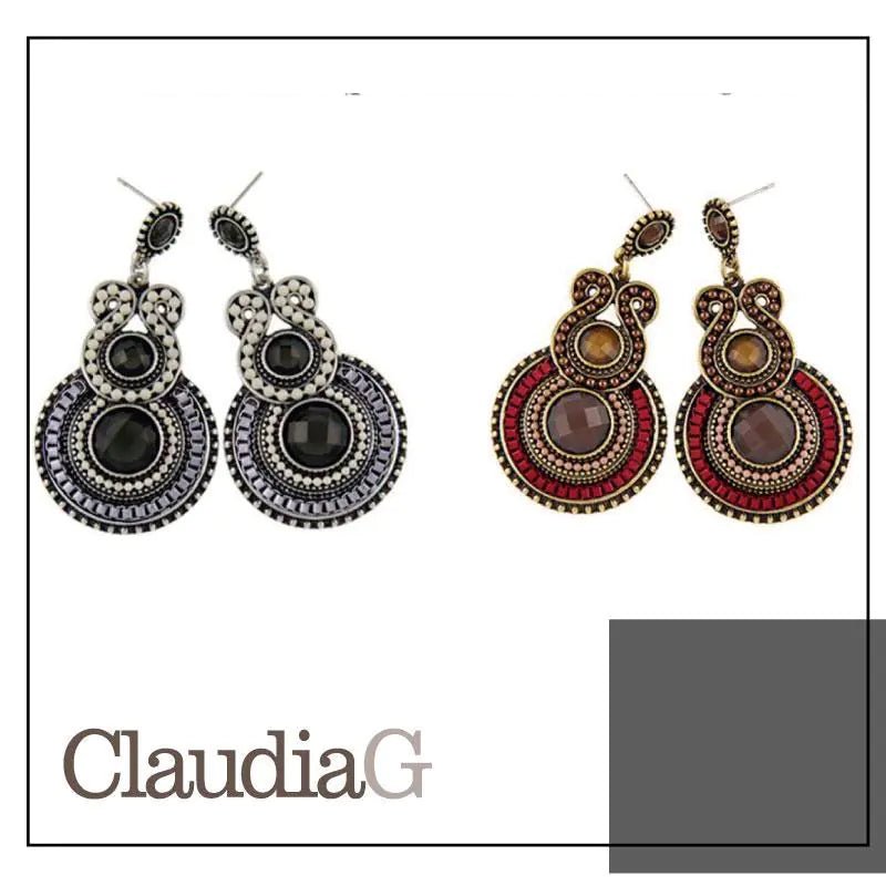 Cameron Earrings - Red - AroundTheWineCooler